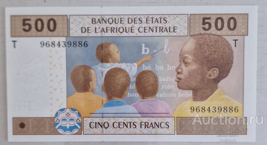 Камерун 500 франков 2002 г. UNC.