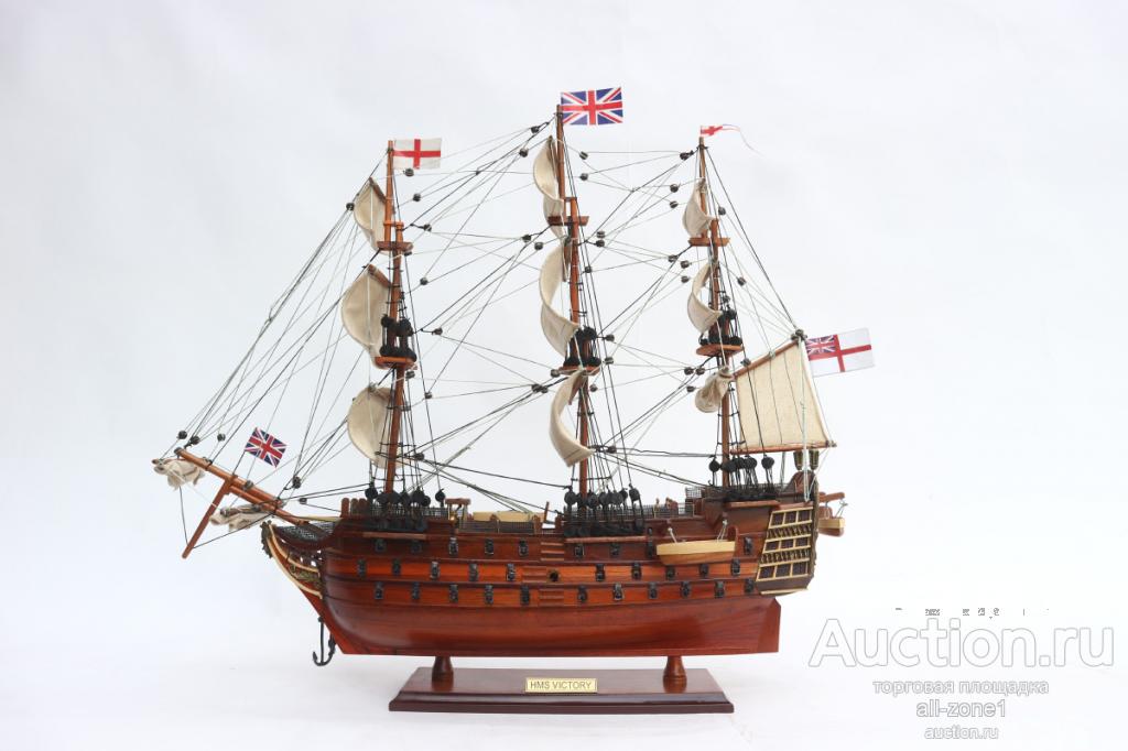 Модель парусника HMS VICTORY, Англия TS-0001-W-40