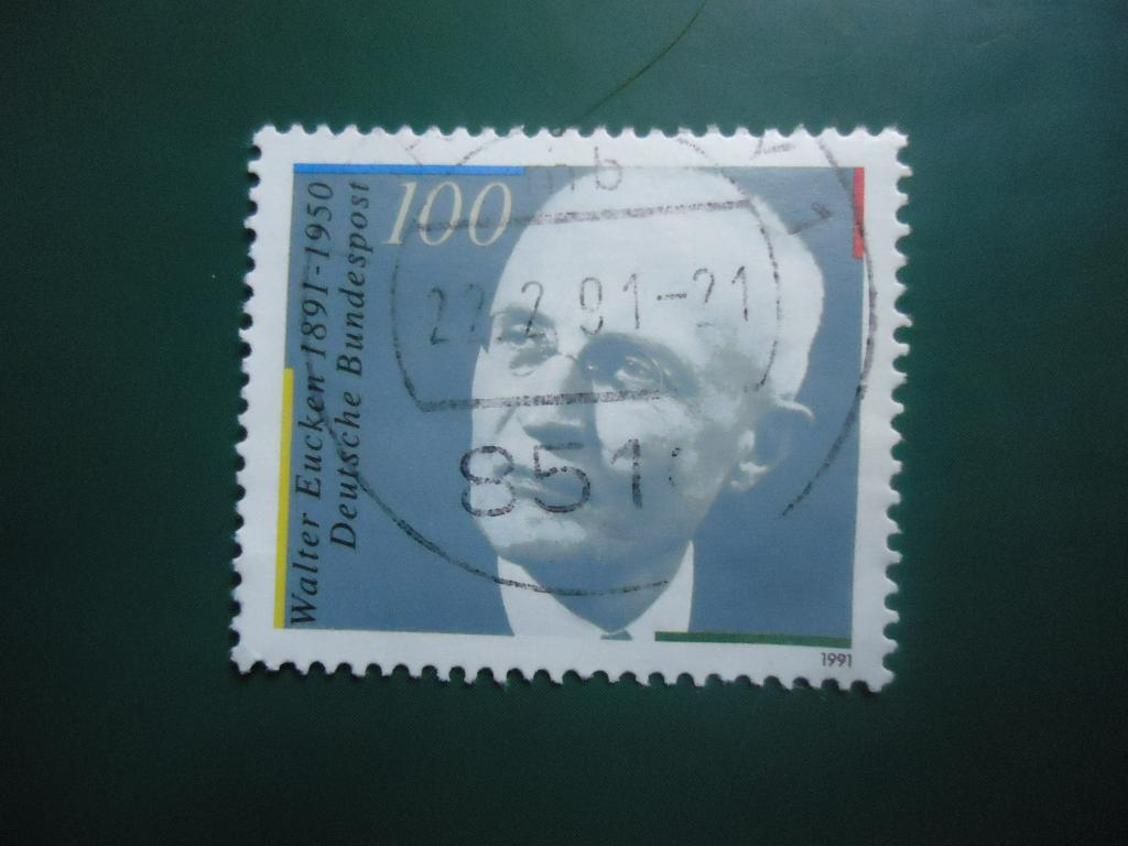 1991 г.  Германия  ФРГ  гаш. без клея.