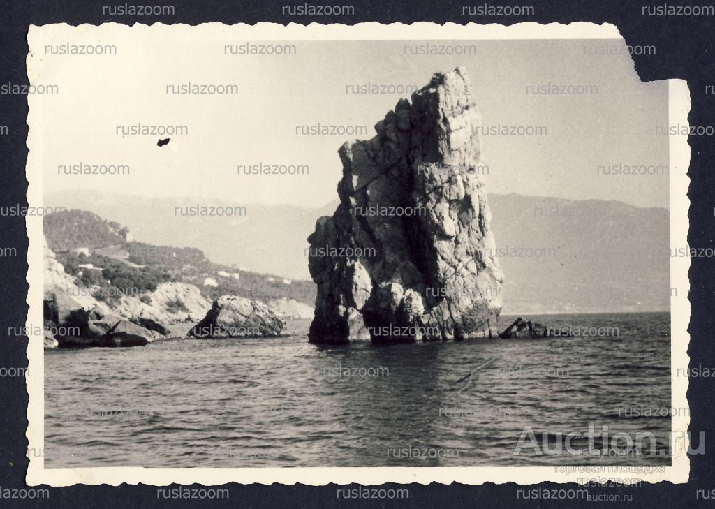 Фото Крым п. Гаспра Скала Парус СССР