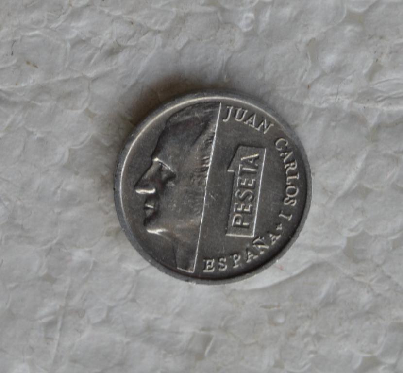 Испания 1 песета  1989 год !!Отличная!!