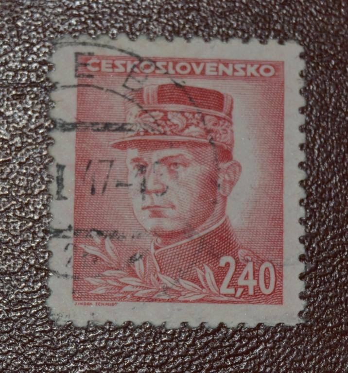 Чехословакия 1945 г. Стандарт Политики Милан Растислав Штефаник  Гаш &