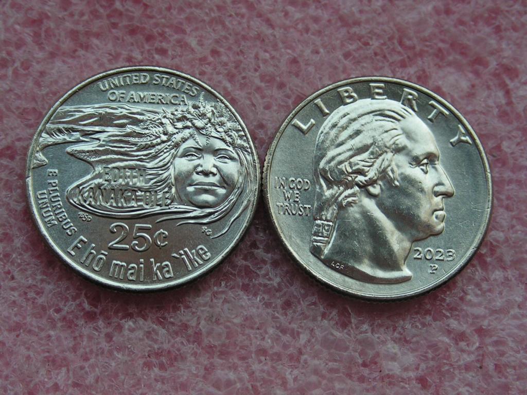 США 25 центов 2023 7 Канакаоле Эдит P unc