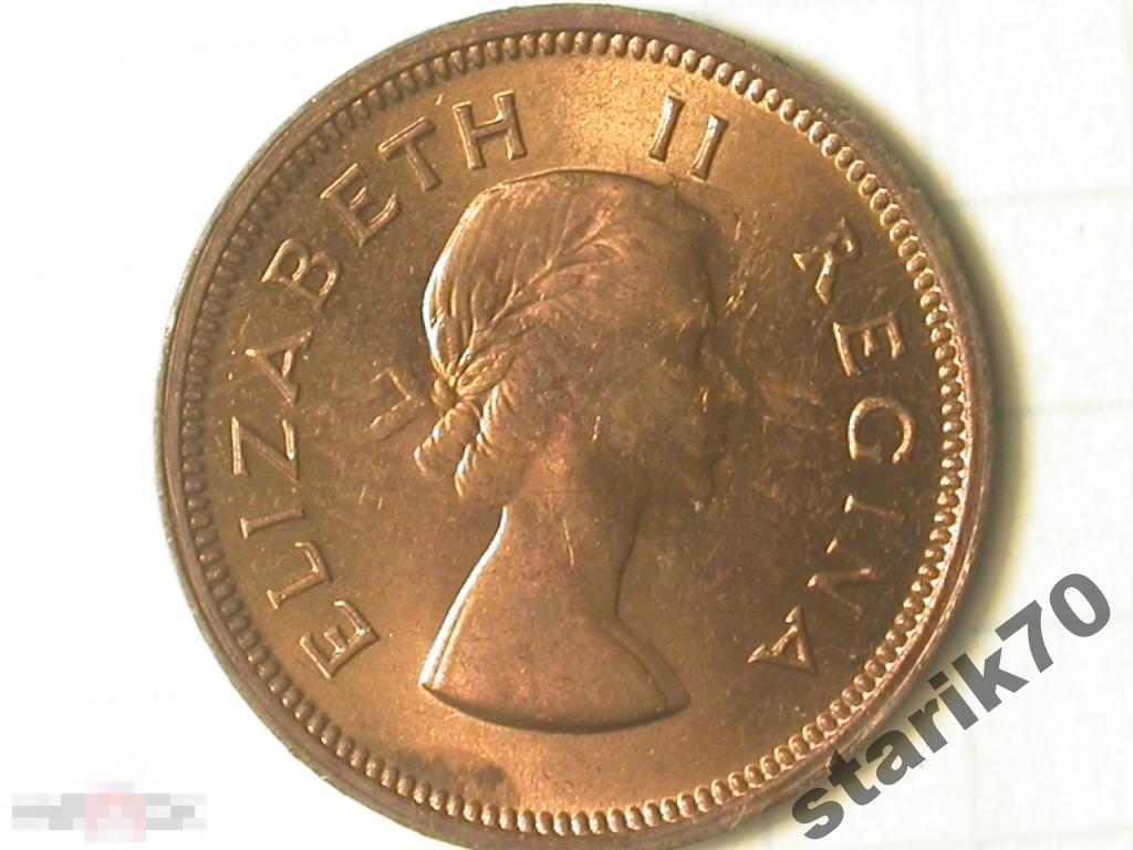 ЮАР 1/4 Пенни 1957 BU 