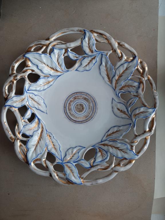 СУХАРНИЦА СТАРИННАЯ ФАРФОР ГЕРМАНИЯ