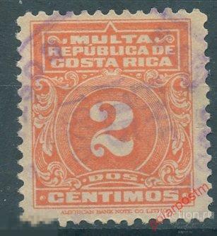 Y85 КОСТА РИКА 1915 P.9 Доплатные марки. История почты 