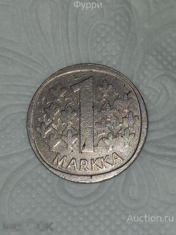 Финляндия 1 марка 1975 г 