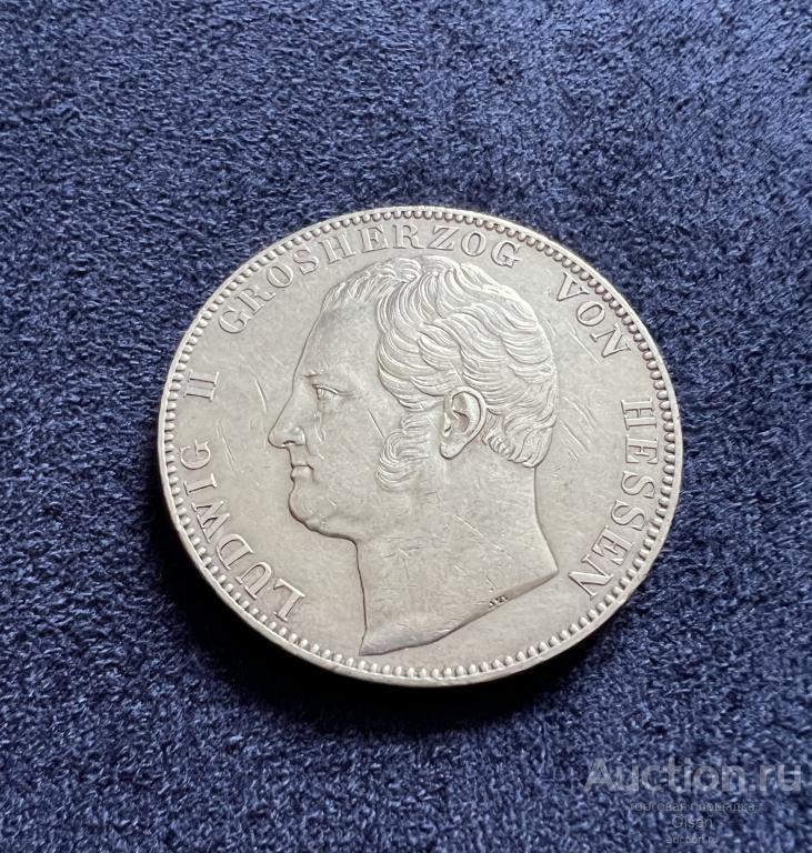 2 талера 1840 г. Гессен-Дармштадт. Серебро