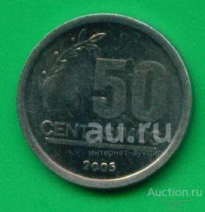 Уругвай 50 сентесимо 2005 (735)