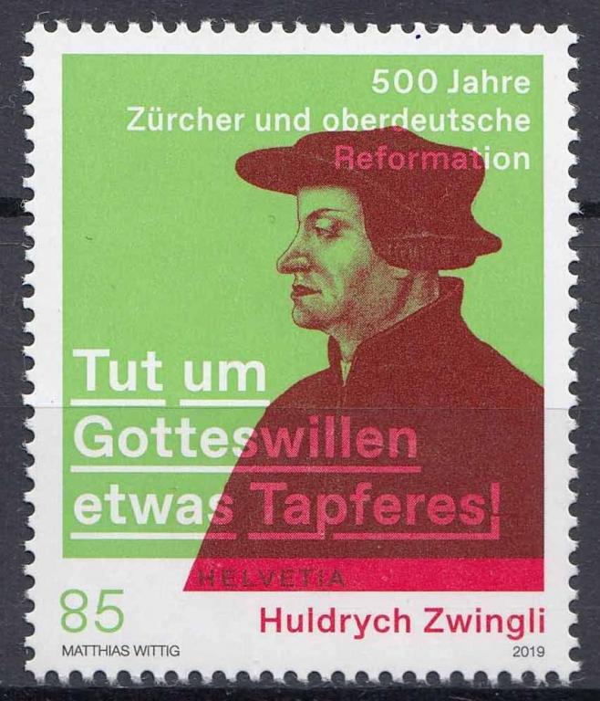 Швейцария, 2019, Деятели, Религия, Философия, Цвингли
