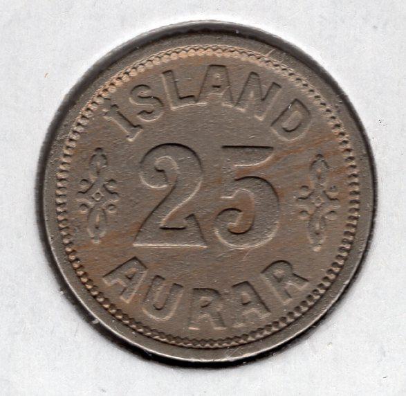25 эйре - Исландия - 1922 - KM#2.1