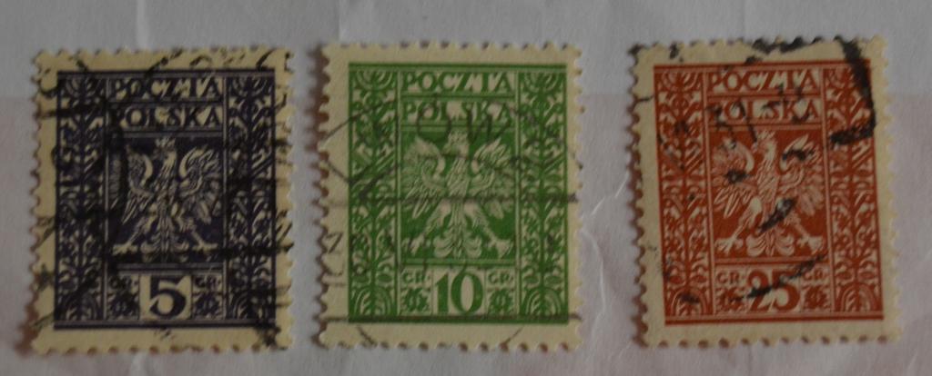 Польша 1928 год Стандарт Герб полная серия Гаш