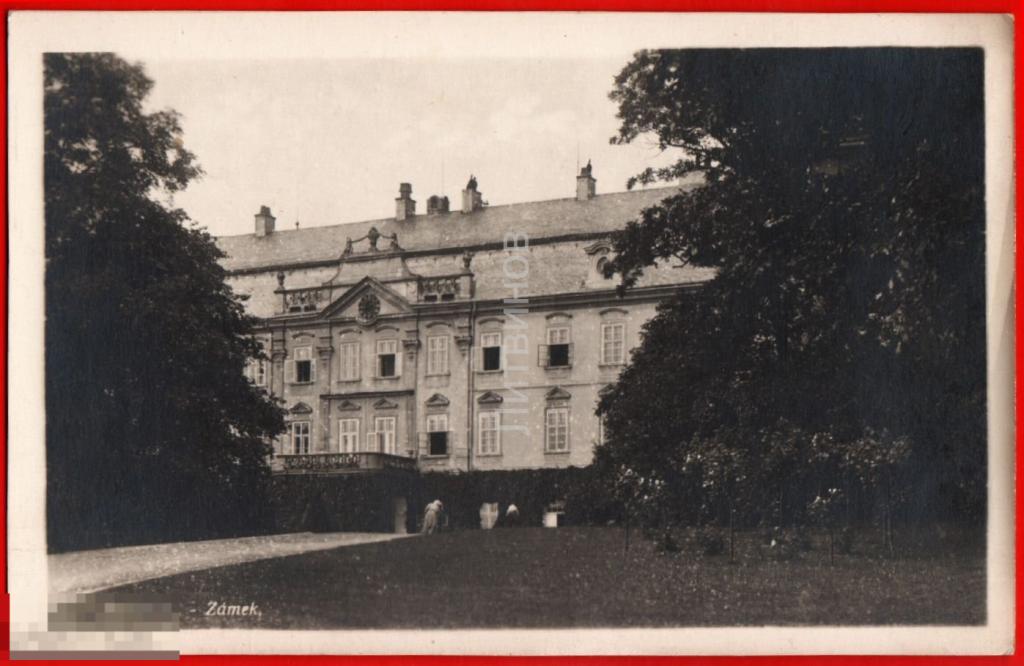 105022 Польша замок Lysa Уличные башенные часы фотография 