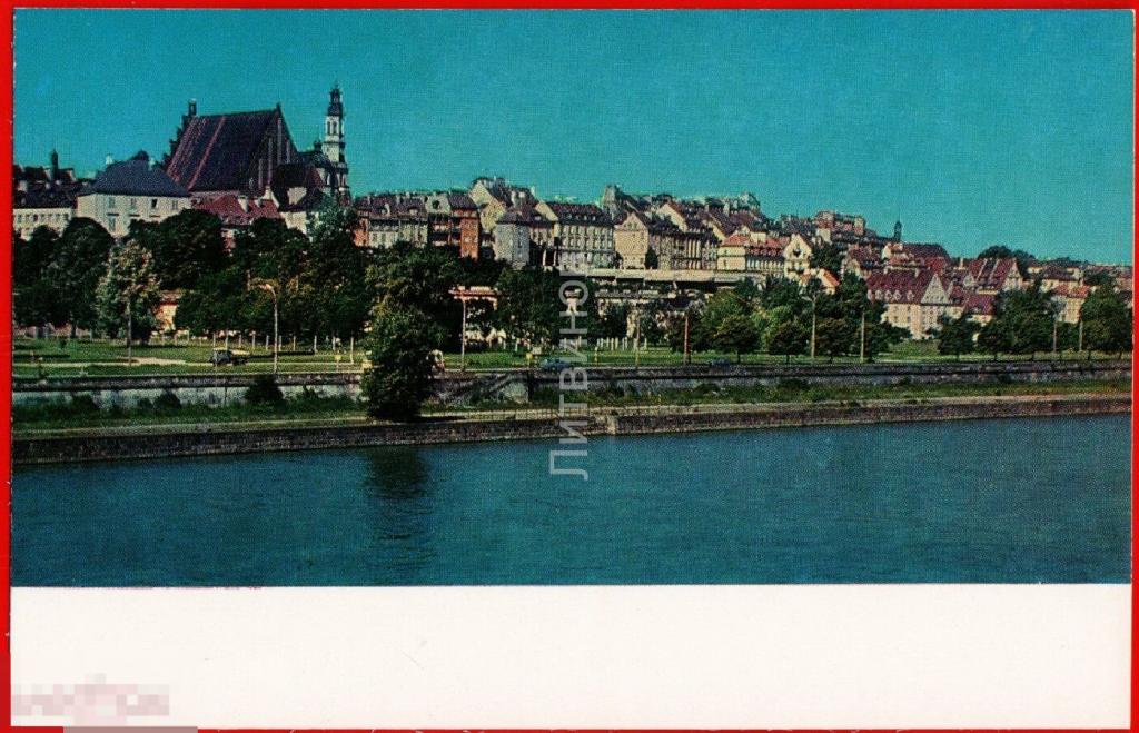 116648 Варшава Польша На берегу Вислы чистая 1972 