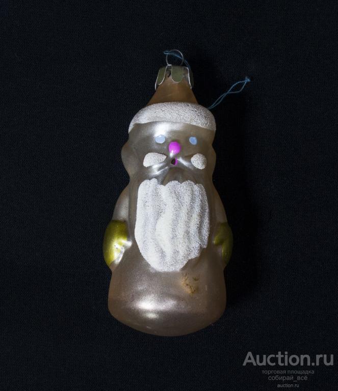 Елочная игрушка Дед Мороз, высота 9 см (25)