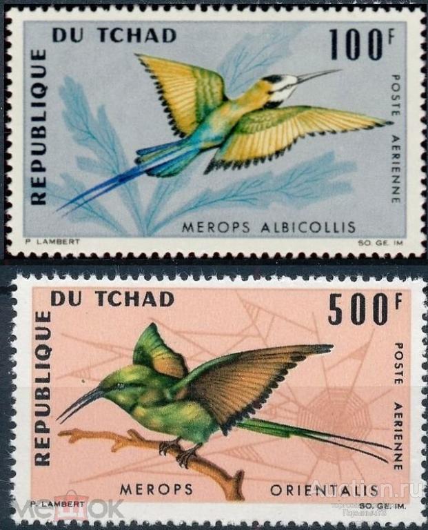 Чад 1966 нс АВИА MNH Mi#163,165 15е кат!