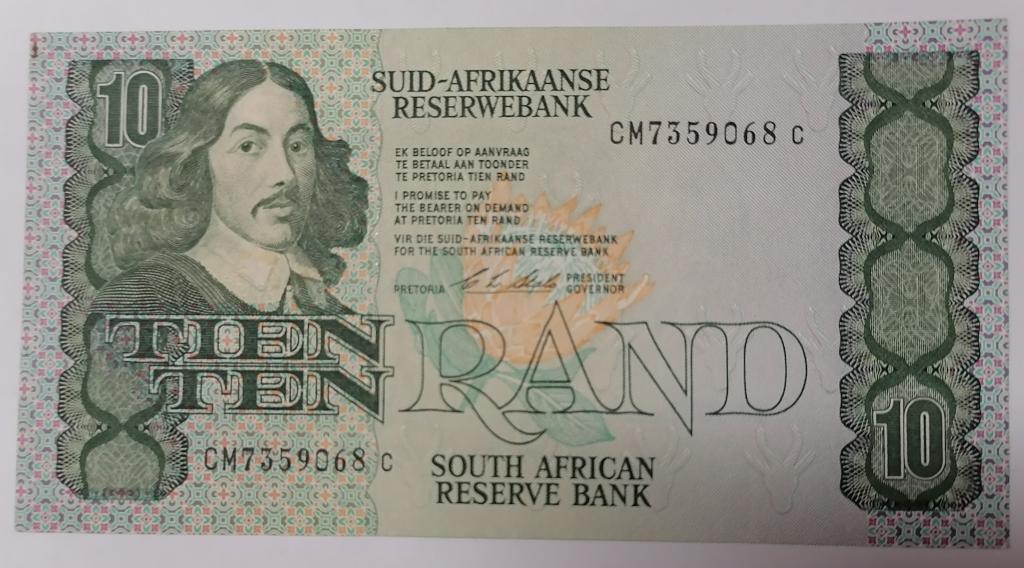 Южная Африка (ЮАР), 10 рандов, 1978 – 1993,  P#120e  UNC