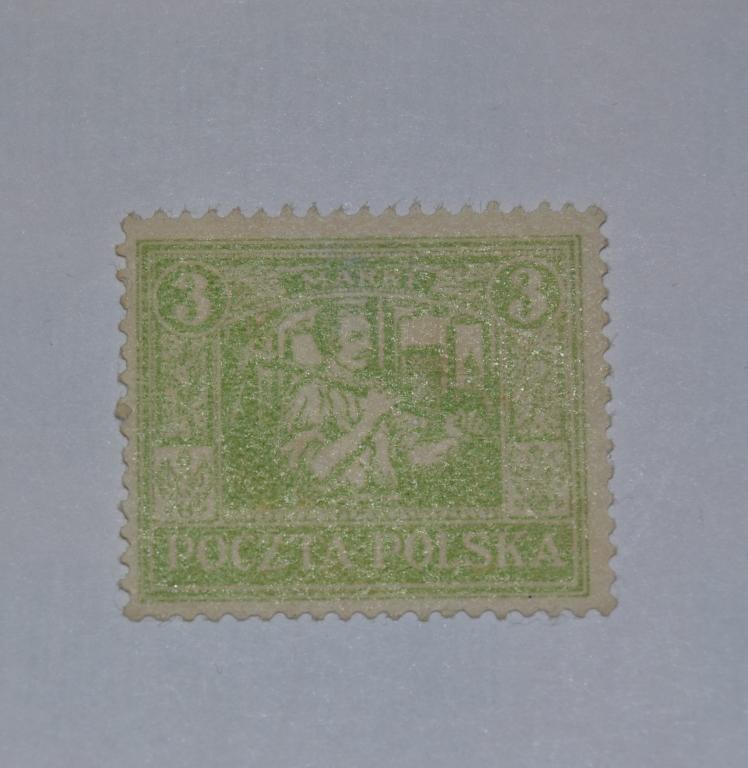 Польша 1922 год Верхняя Силезия - Шахтер в Силезии Чист