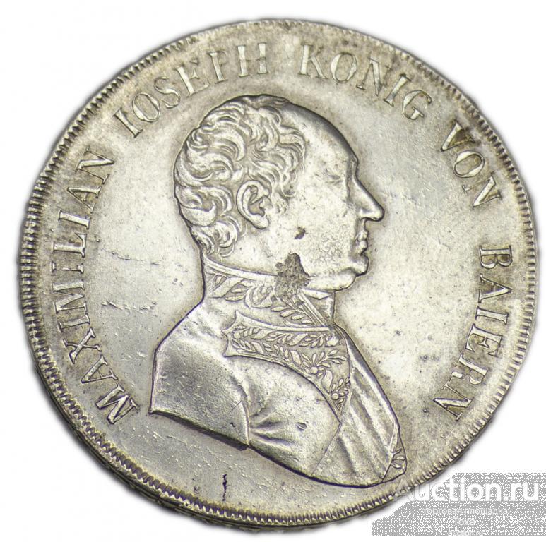 Бавария. Максимилиан I. Талер 1808 года. "Львы". aUNC.