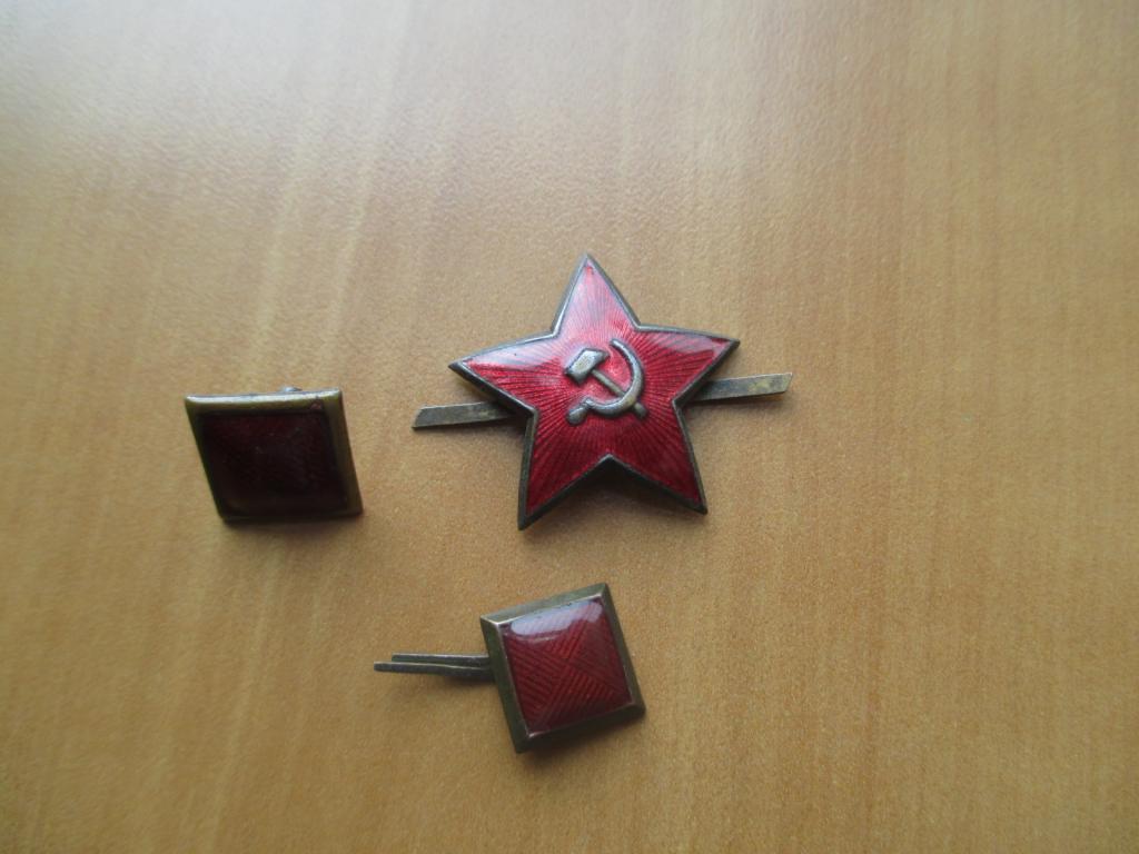 Красноармейские кубари и звездочки .7 штук. СУПЕР ЦЕНА