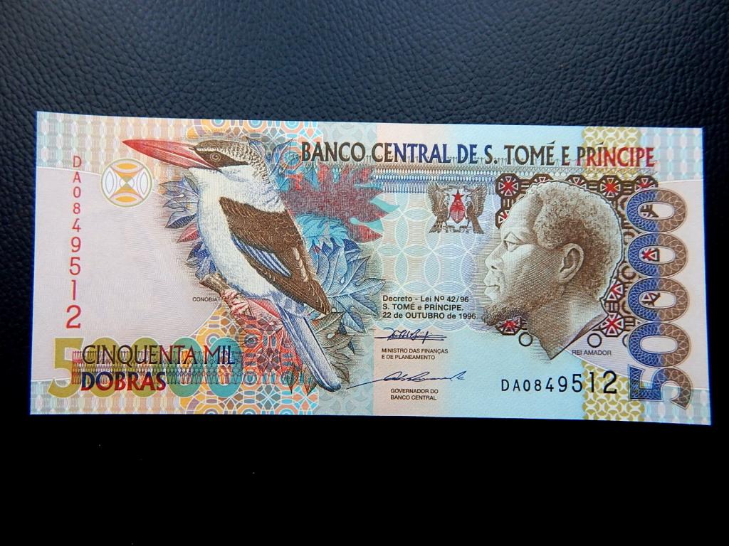 Бона 50 000 добра 1996 года Сан-Томе и Принсипи DA 0849512 UNC