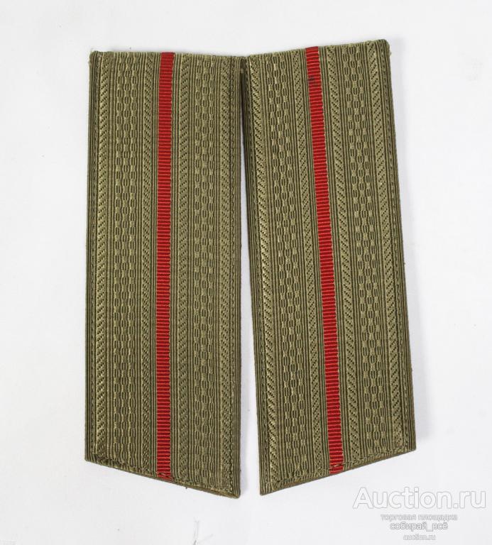 Погоны красная полоса СССР ВС СА, косые п/о зарница 1974 (37/4)