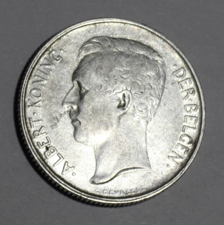 2 франка Бельгия 1911г.
