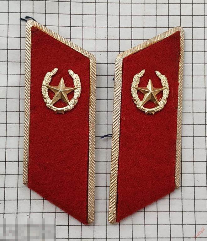 Петлицы красные Мотострелковые войска парадные СССР #К2 
