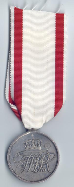 Медаль За Заслуги перед Государством 1810 / 1907 - 1918  Пруссия, Германия.