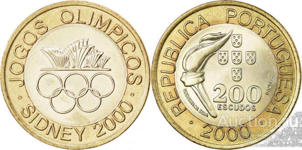 Португалия 200 эскудо, 2000 XXVII летние Олимпийские Игры, Сидней 2000