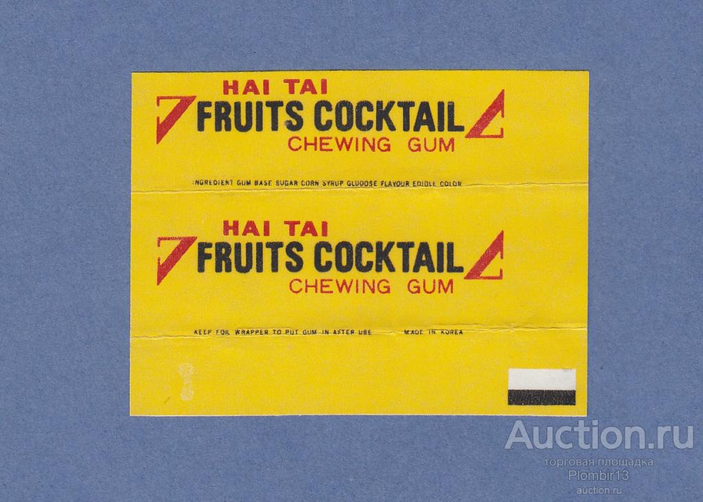 Обертка Южная Корея HAITAI Fruits Cocktail