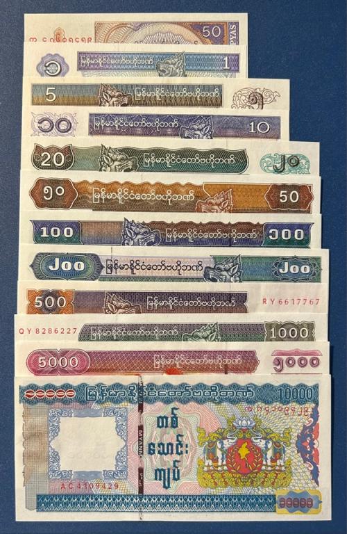 Набор Мьянма ПРЕСС/UNC