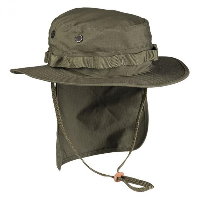 Панама A hat with a collar rip-stop OLIVE DRAB