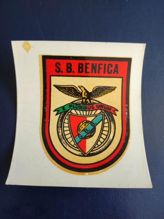 Переводилка СССР наклейка S.B. BENFICA Бенфика футбольный клуб эмблема сдвижная картинка футбол 