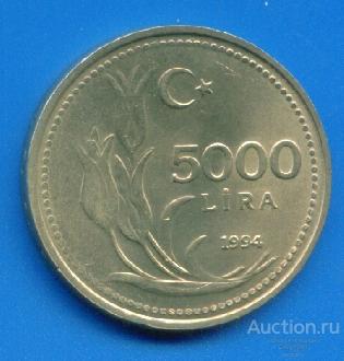 Турция 5000 лир 1994 (з296)