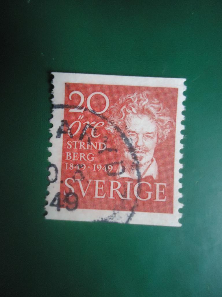 1949 г.   Швеция   гаш. без клея.