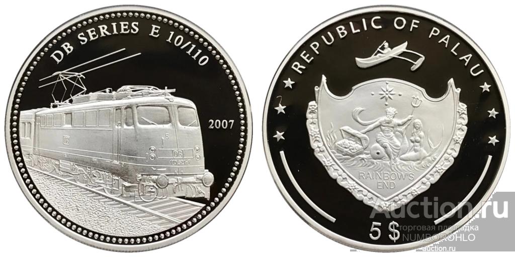 Палау 5 долларов, 2007 Серия DB E 10/110