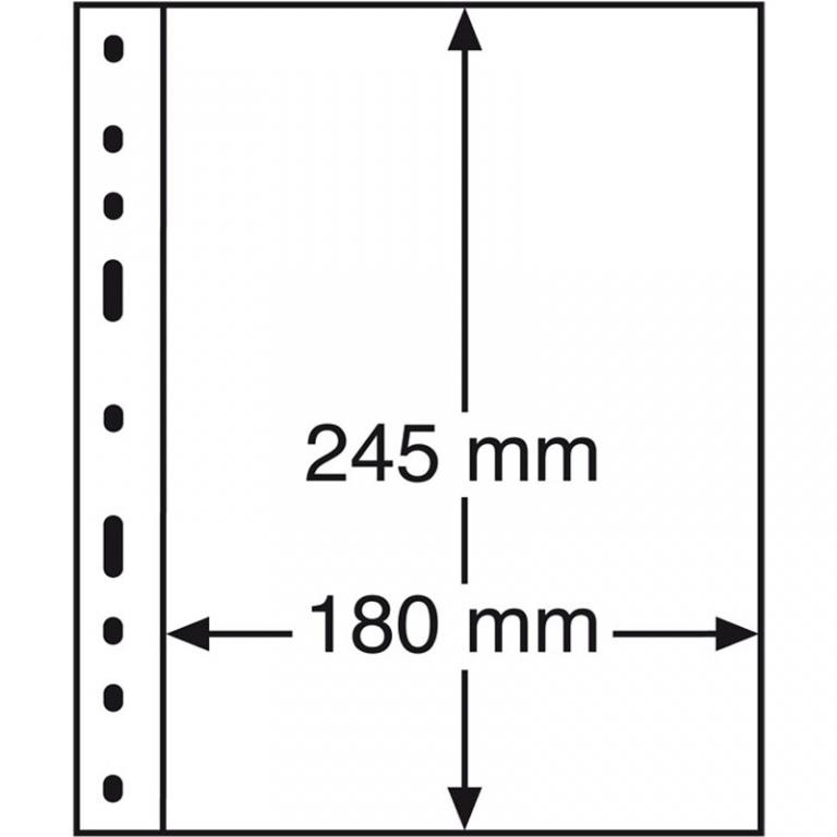 Листы для банкнот Optima 1C Leuchtturm Листы для банкнот Optima 1C