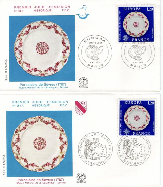 Конверт первого дня. Франция