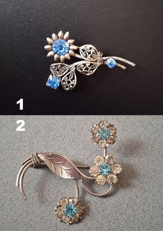 Винтажная ажурная веточка из Англии! Небесные стразы!