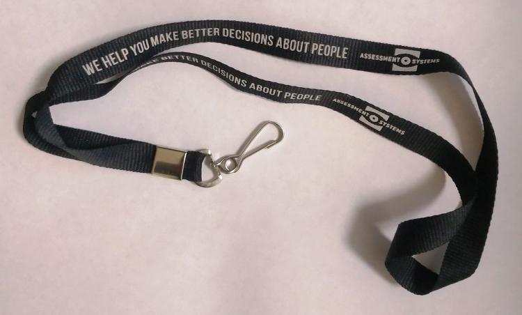 Ремешок для бейджика карабин ASSESSMENT SYSTEMS сувенир