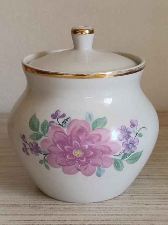 Сахарница. Фарфор. СССР. Клеймо. Винтаж.