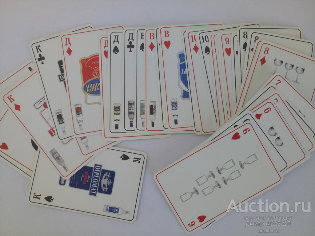 Карты игральные "ЛИВИЗ", 36 шт. Реклама.