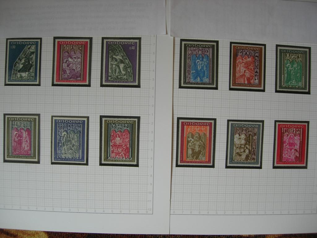Андорра фр. 1969/1972 религиозная живопись (стенопись)   MNH