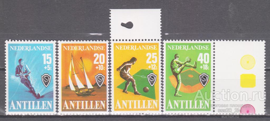 Нидерландские Антиллы 1978 спорт Mi355-358 MNH