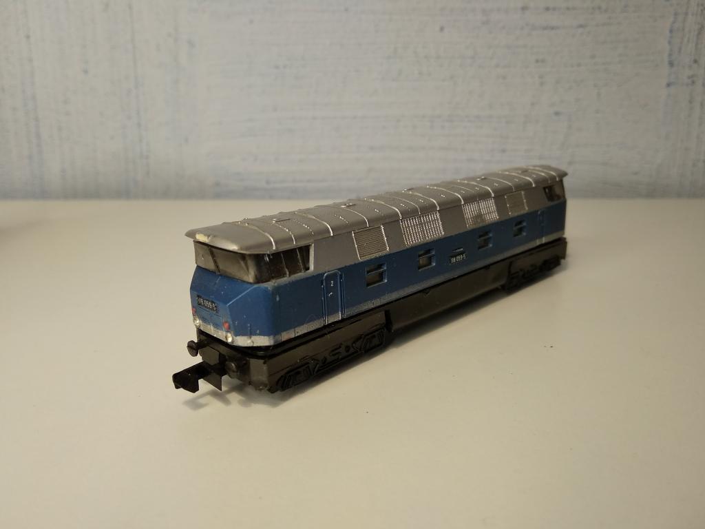 9мм (N) Piko Тепловоз BR118 синий,хрусталики