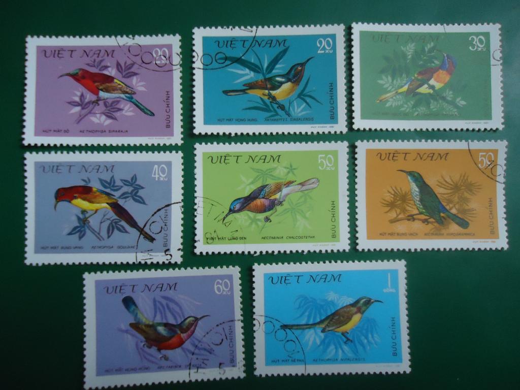 1991 г.  Вьетнам фауна фил. гаш.