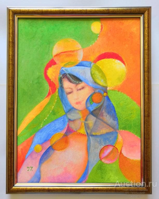 Картина. Тихая радость . Масло на картоне 30 на 40 см,