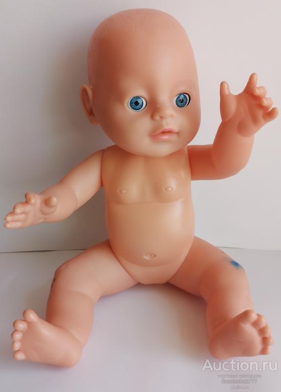 Кукла-пупс Подвижный *YL TOYS* Б/У. Пятна. Глазки Спящие! Рост 32 см.