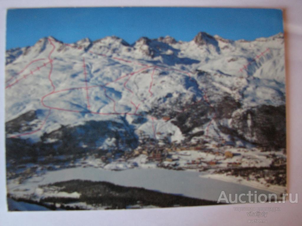 1969. Швейцария. Санкт Мориц. Горнолыжные трассы.